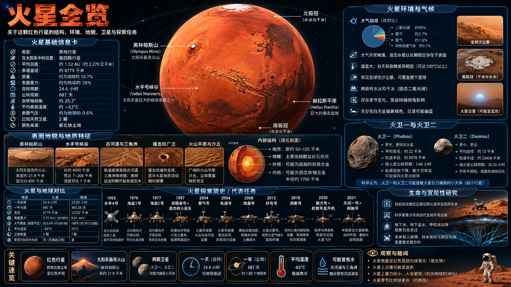 火星信息图